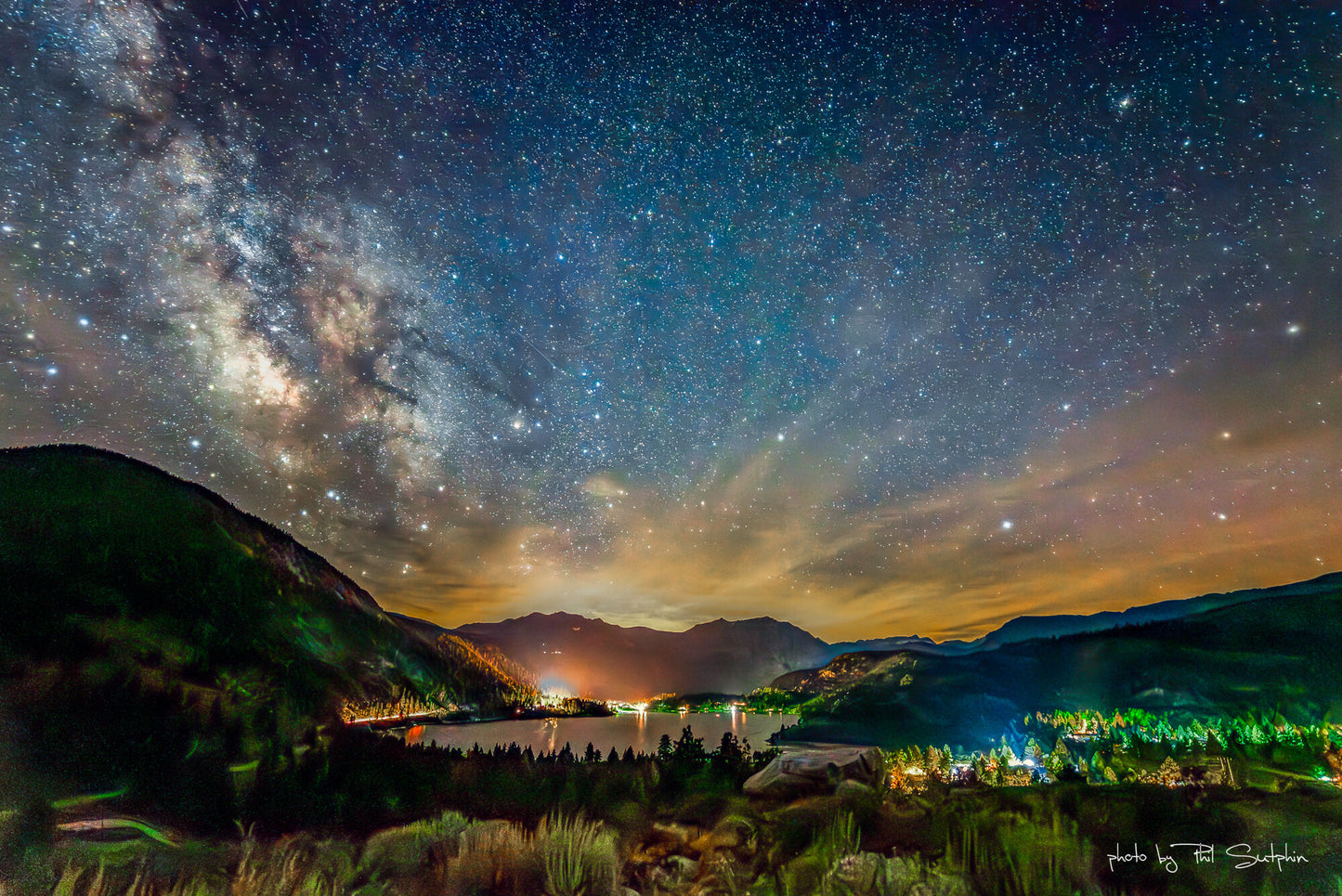 Milky Way Over June Lake