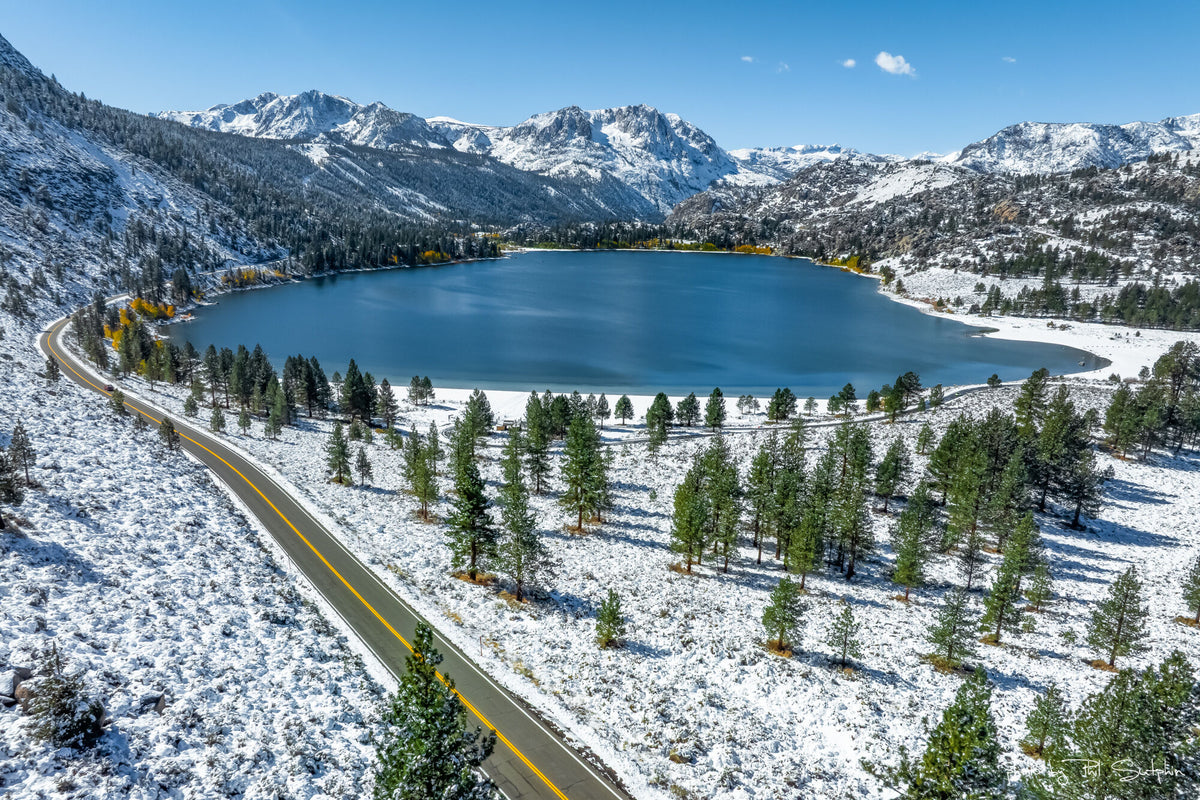 Early Fall Snow in June Lake (1)