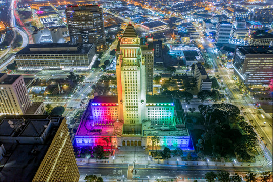 Aerial DTLA During Pride Month (2)