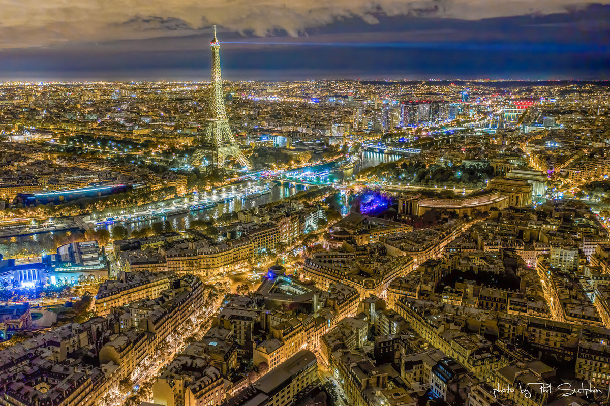 Aerial of Paris, France (2)