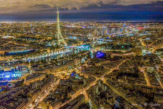 Aerial of Paris, France (2)