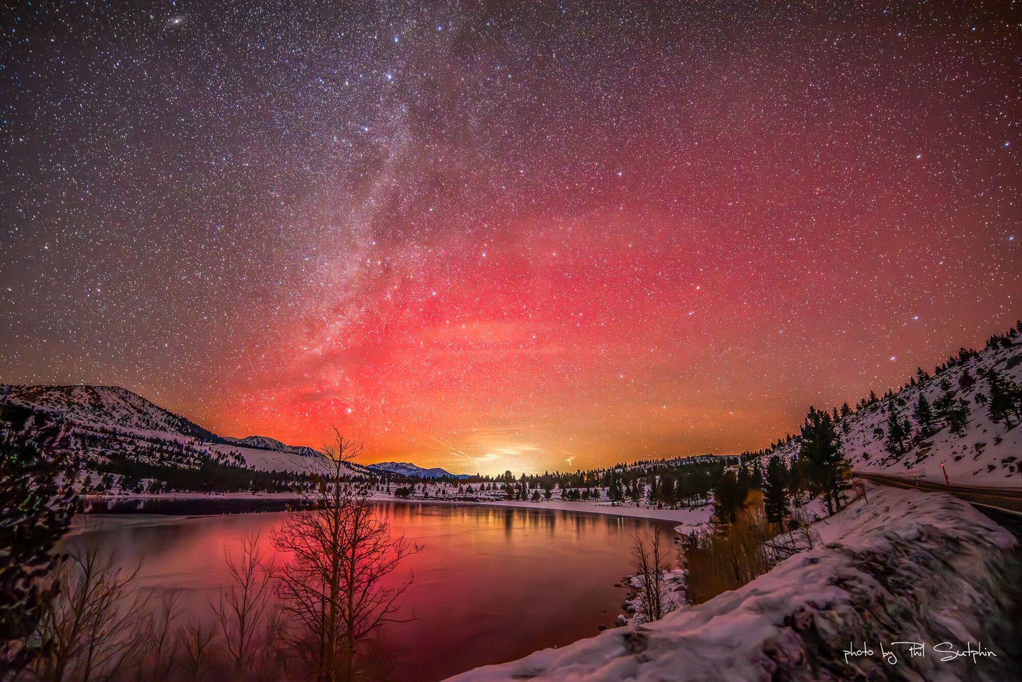 Aurora Over June Lake