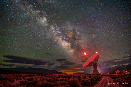 Milky Way Over Owens Radio Observatory