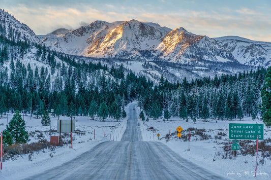Golden Morning Light On Mount San Joaquin