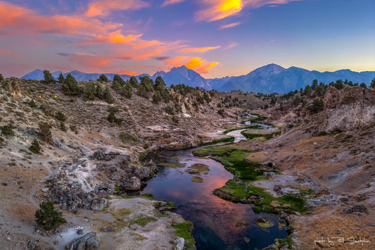 Sunset Over Hot Creek